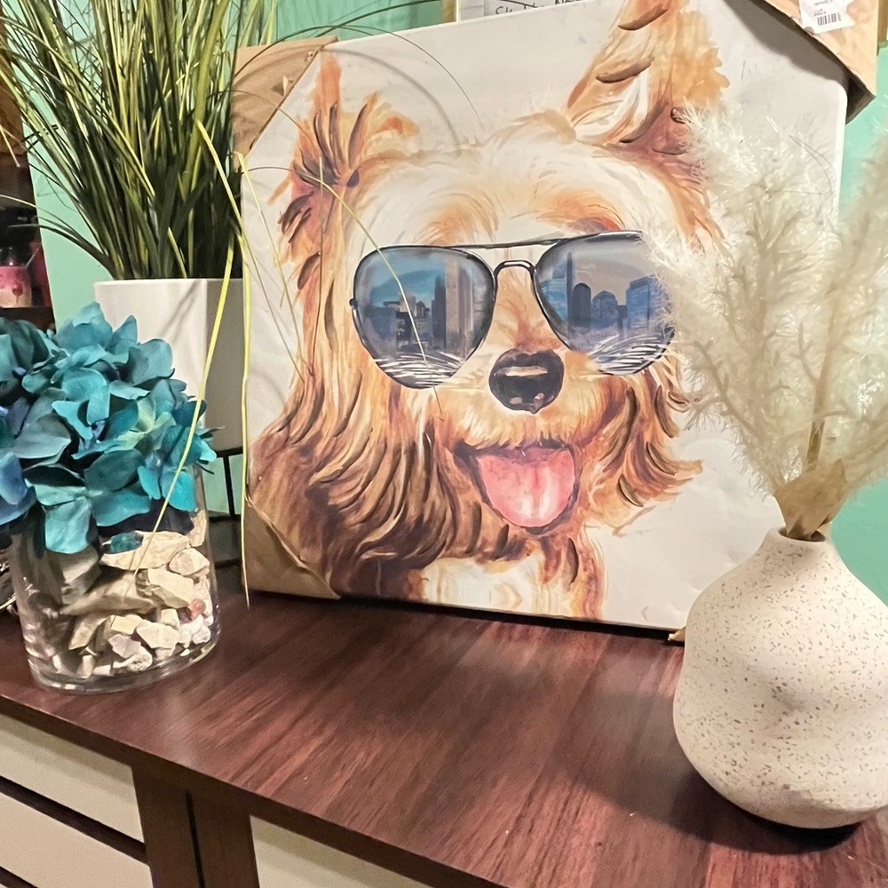 Stylish Dog with Sunglasses Art Painting, beutyfull - Picture 9 of 16